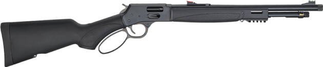 HENRY H12 X MODEL LEVER 44MAG - 17.4" TB BLUED BLACK SYN.