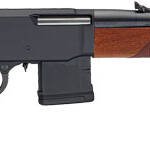 HENRY H23 LASR SUPREME 223REM - 18" THREADED BLUED WALNUT