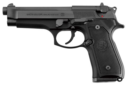 BERETTA 92FS 9MM 4.9" 15RD FS - BLUED BLACK POLY USA