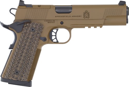 SPRINGFIELD 1911 TRP 45ACP AOS - 5" 8RD COYOTE BROWN