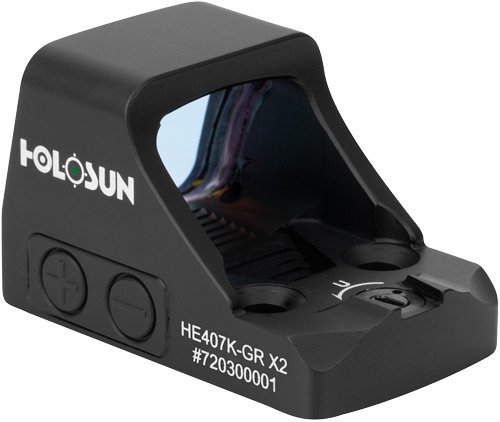 HOLOSUN 407 GREEN DOT ONLY - 6MOA SHAKE AWAKE PISTOL SERIES