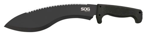 SOG MACHETE SOGFARI KUKRI - BLACK W/SHEATH