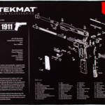 TEKMAT ARMORERS BENCH MAT - ULTRA 15"X20" 1911 BLACK