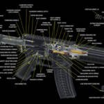 TEKMAT ARMORERS BENCH MAT - ULTRA 15"X44" AR-15 CUT AWAY