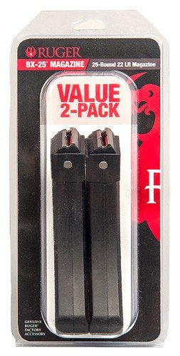 RUGER MAGAZINE 10/22 22LR - 25RD POLYMER 2-PACK