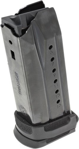 RUGER MAGAZINE SECURITY-9 - COMPACT 15RD W/MAG ADAPTER
