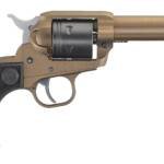 RUGER WRANGLER 22LR BRNZ/SY 4.6" 6SH