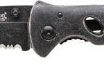 S&W OASIS SMALL LINER LOCK - KNIFE 2.6" STONEWASH BLADE