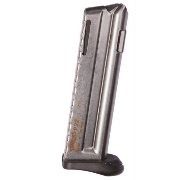 WALTHER ARMS MAGAZINE P22 10RD W/FINGERREST