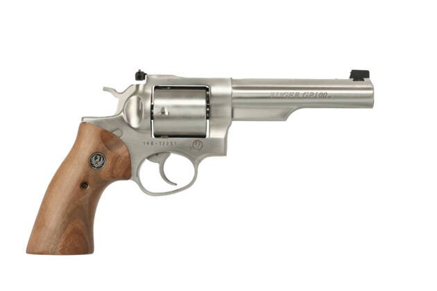 RUGER GP100 44SPC SS 5" HALF LUG