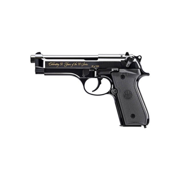 BERETTA 92FS 9MM BL/SYN 4.9" 15+1 50TH