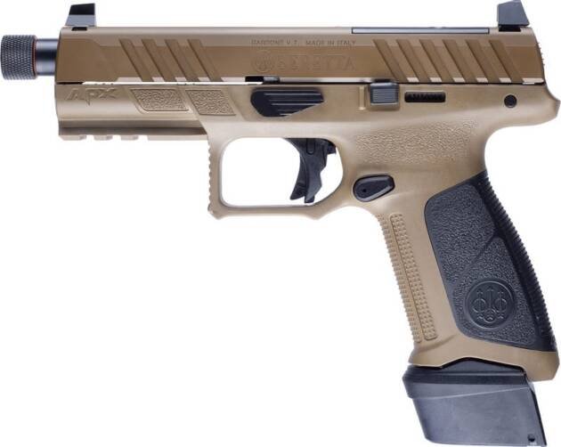 BERETTA APX A1 TAC 9MM BLK/FDE 21+1 TB