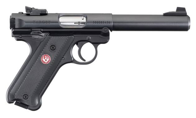 RUGER MKIV TRGT 22LR 5.5" BL/SY 10+1