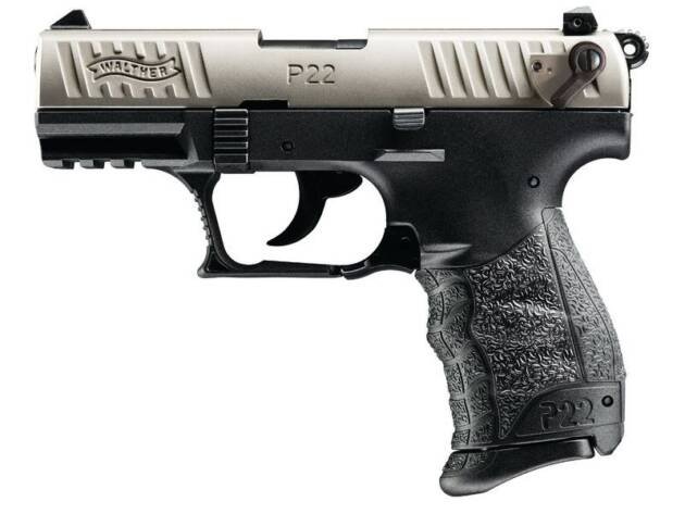 WALTHER ARMS P22Q 22LR 10+1 3.4" NICKEL   #
