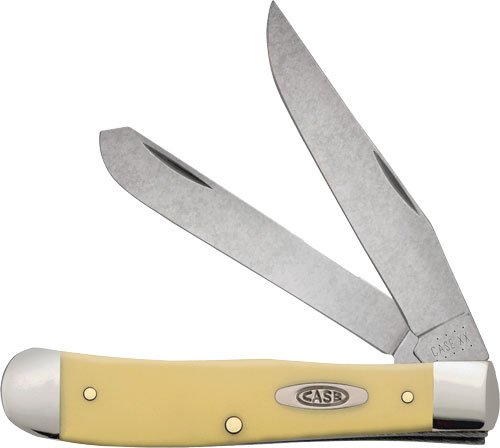CASE KNIVES YELLOW SYNTHETIC - SMOOTH TRAPPER