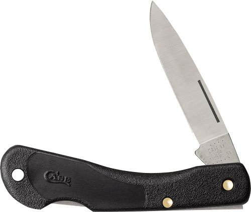 CASE KNIVES LIGHTWEIGHT BLACK - SYNTHETIC SMOOTH MINI BLK HORN