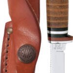 CASE KNIVES LEATHER HUNTER - WITH LEATHER SHEATH
