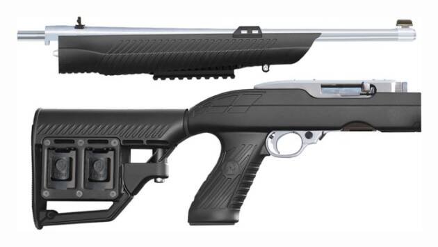 ADTAC RM-4 STOCK RUGER 10/22 - TAKE DOWN TACTICAL BLACK SYN