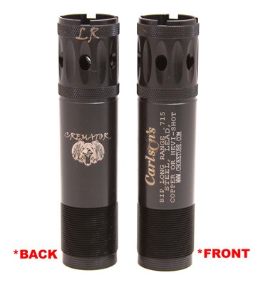 CARLSONS CHOKE TUBE CREMATOR - 12GA PORTED L-RANGE INVECTOR+