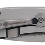 S&W KNIFE EXECUTIVE PLATINUM - 3" SS/SS DROP POINT W/PKT CLIP