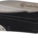 S&W KNIFE OASIS CARABINER - FOLDER 3" BLACK/SS