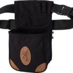 BROWNING LONA CANVAS SHELL - POUCH W/BELT BLACK/BROWN