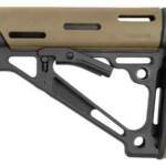HOGUE AR-15 COLLAPSIBLE STOCK - FLAT DARK EARTH RUBBER MILSPEC