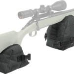 ALLEN ELIMINATOR SHOOTING BAGS - FRONT & REAR GREY/BLACK