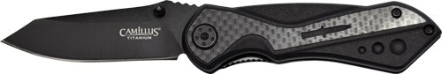 CAMILLUS MACHINE FOLDING KNIFE - 2.78" SS BLADE CARBON FIBER BL