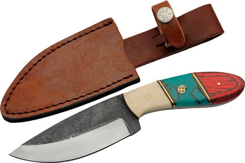 SZCO RITE EDGE 8.5" REDTAIL - HUNTER LEATHER SHEATH