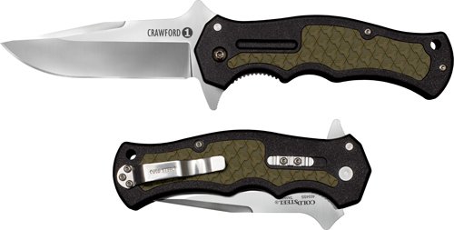 COLD STEEL CRAWFORD MODEL 1 - 3" PLAIN EDGE CLIP FOLDER