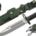 SZCO RITE EDGE 7.75" M-9 - COMMANDO KNIFE W/SHEATH