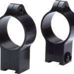 TALLEY RINGS HIGH 1" ANSCHUTZ - RIMFIRE DOVETAIL BLACK