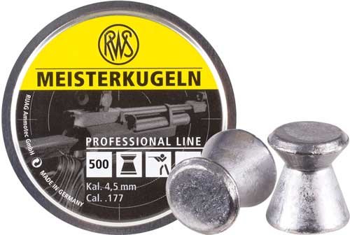 RWS PELLETS 177 MEISTERKUGELN - 8.2 GRAINS PRO-LINE 500-PACK