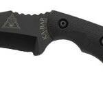 KA-BAR TDI HINDERER HELL FIRE - KNIFE 3.5625" W/SHEATH BLACK