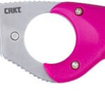 CRKT BEAR CLAW 2.39" PINK W/ - VEFF SERRATIONS BELT CLIP