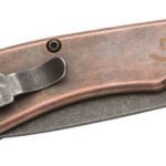 BROWNING KNIFE RIVET FOLDER - 3" COPPER W/FINGER FLIPPER