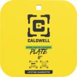 CALDWELL AR500 8" GONG TARGET - 1/4" RIMFIRE/HANDGUN STEEL YLW