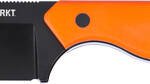 CRKT RAZEL 2.97" D2 CHISEL - BLADE ORANGE WITH SHEATH