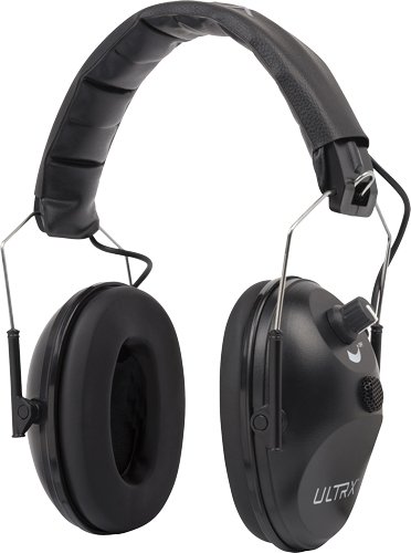ULTRX ELECTRONIC EARMUFF - 23db BLACK