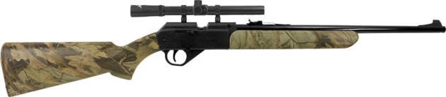 DAISY CAMO 2840 WITH SCOPE - YOUTH RIFLE KIT .177