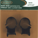 WEAVER RINGS DETACHABLE TOP - MOUNT EXTENSION 1" X-HIGH BLK