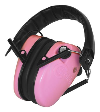 CALDWELL E-MAX EAR MUFF - LOW PROFILE ELECTRONIC PINK
