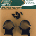 WEAVER RINGS DETACHABLE TOP - MOUNT SURE-GRIP 1" X-HIGH MATT