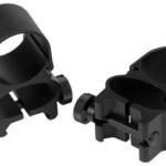 WEAVER RINGS DETACHABLE TOP - MOUNT SEE-THRU 1" MEDIUM MATTE