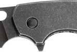 CRKT PILAR LARGE 2.67" PLAIN - EDGE FOLDING BLADE STONEWASH
