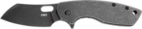 CRKT PILAR LARGE 2.67" PLAIN - EDGE FOLDING BLADE STONEWASH