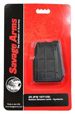SAVAGE MAGAZINE MODEL 25 - 22 HORNET 4RD SYNTHETIC MATTE