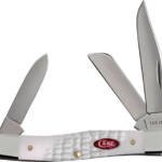 CASE KNIVES WHITE SYNTHETIC - SPARXX STD JIG MEDIUM STOCKMAN