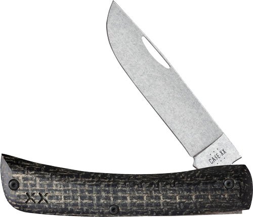 CASE KNIVES CROSSROADS SERIES - BLACK BURLAP LAM SOD BUSTER JR